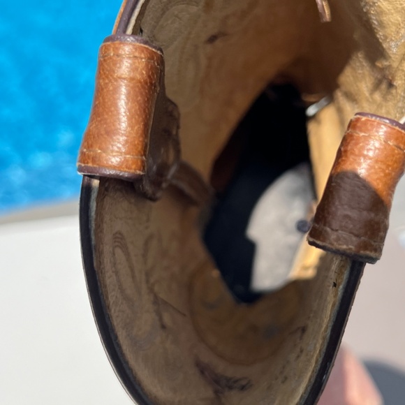 Tony Lama Women's San Saba Western Boot with Cross Inlay Size: 7.5 B (TC 1002L) - Picture 12 of 16